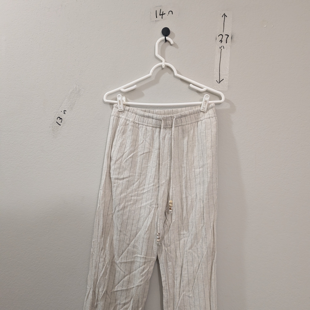 Rachel Zoe Cream Striped Trousers - Picture 2 of 6